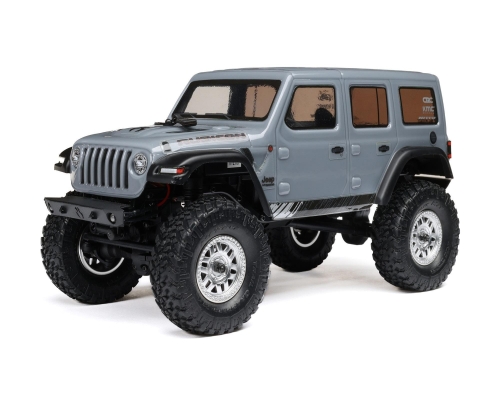 1:24 SCX24 Jeep Wrangler JLU 4WD Rock Crawler RTR Grey