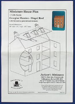 Georgian Mansion Dolls House Plans