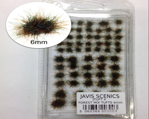 Javis Forest Mix Static Grass Tufts Strips