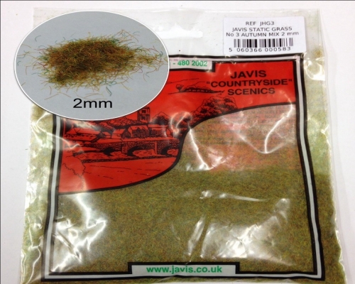 Javis Static Grass No 3 Autumn Mix 2mm