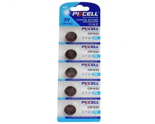 Lithium battery button cell Battery PKCELL CR1632
