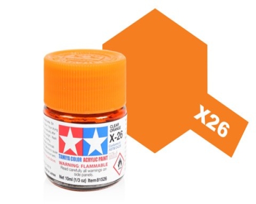 Tamiya Acrylic Mini X-26 Clear Orange
